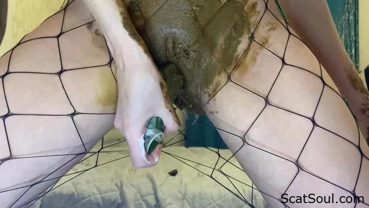 Cucumber Intercourse, Bowel Discharge, Smearing, Consumption Of A Filthy Cucumber - p00girl